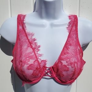 Victoria's Secret Lace Demi Bra 36B NWT